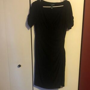 Sexy & Elegant Ralph Lauren Classic Black.  Dress. Comfy, flattering
